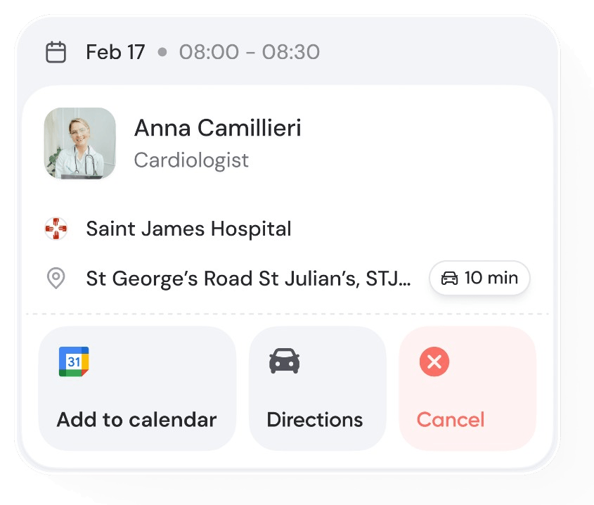 Medical appointment reminders